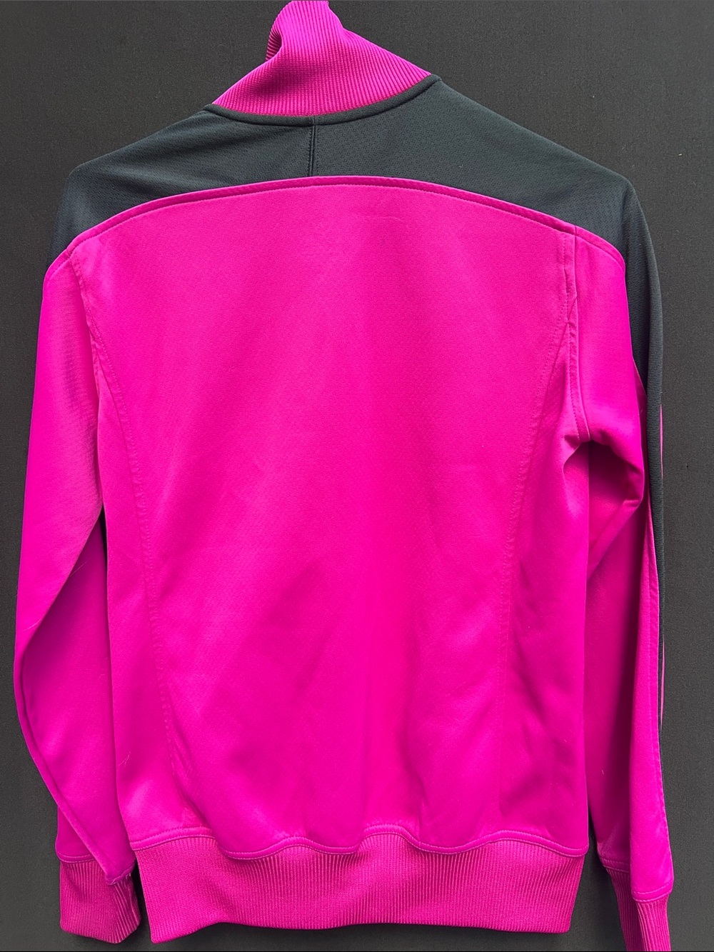 Nike Fuchsia Track Jacket with Black Accents - Picture 6 of 7